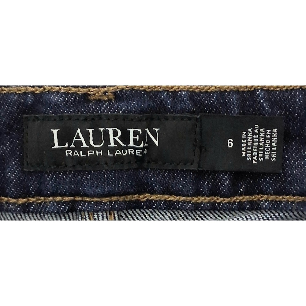 Lauren Ralph Lauren Jeans Women's Size 6 Dark Wash Slim Fit Pockets Pre-owned - Picture 3 of 14